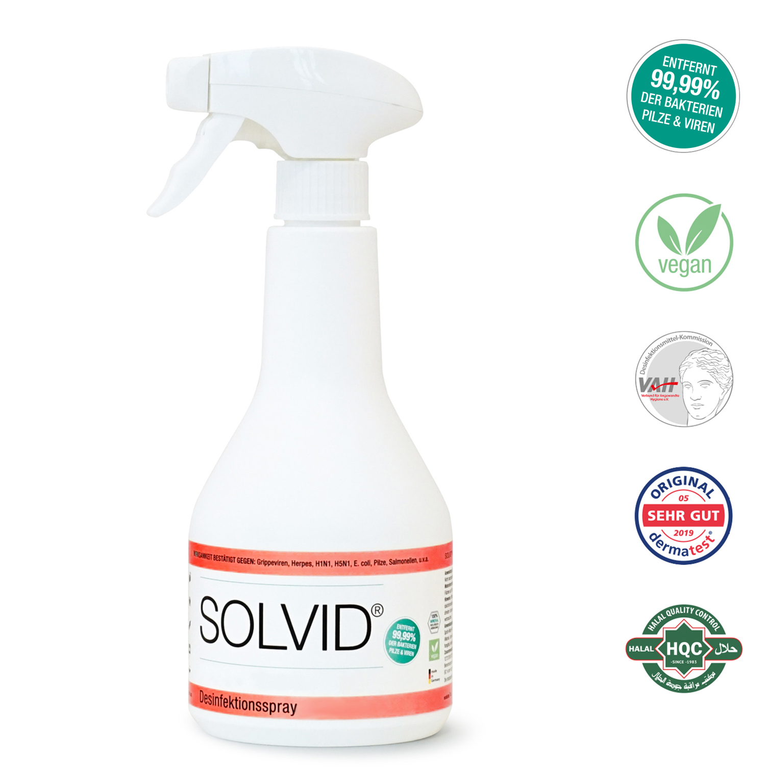 SOLVID® Desinfektionsspray 500ml – SOLVID